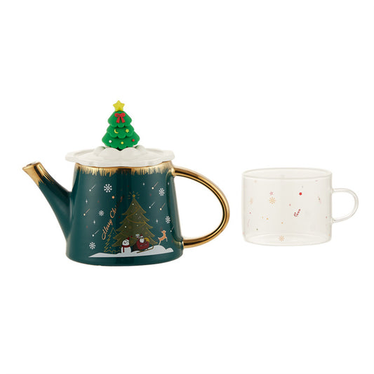 Christmas Tree Tea Set