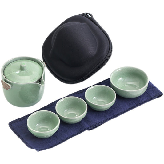 Ru Kiln Wishes Travel Tea Set