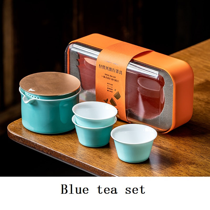 Sheamen Luxurious Travel Tea Set