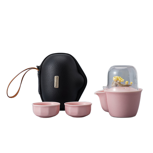 Upright Cold Plum Travel Tea Set