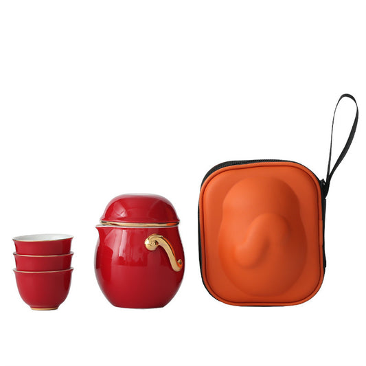 Cute Doll Travel Tea Set