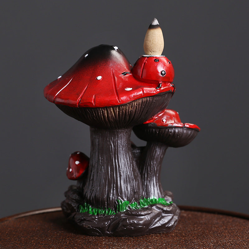 Creative Colorful Mushroom Censer